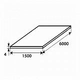 Лист г/к 4х1500х6000 10ХСНД стальной