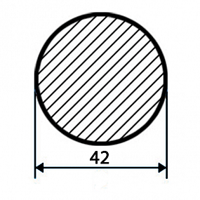 Круг стальной 42 мм ст.20 стальной