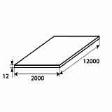 Лист г/к 12х2000х12000 15ХСНД стальной